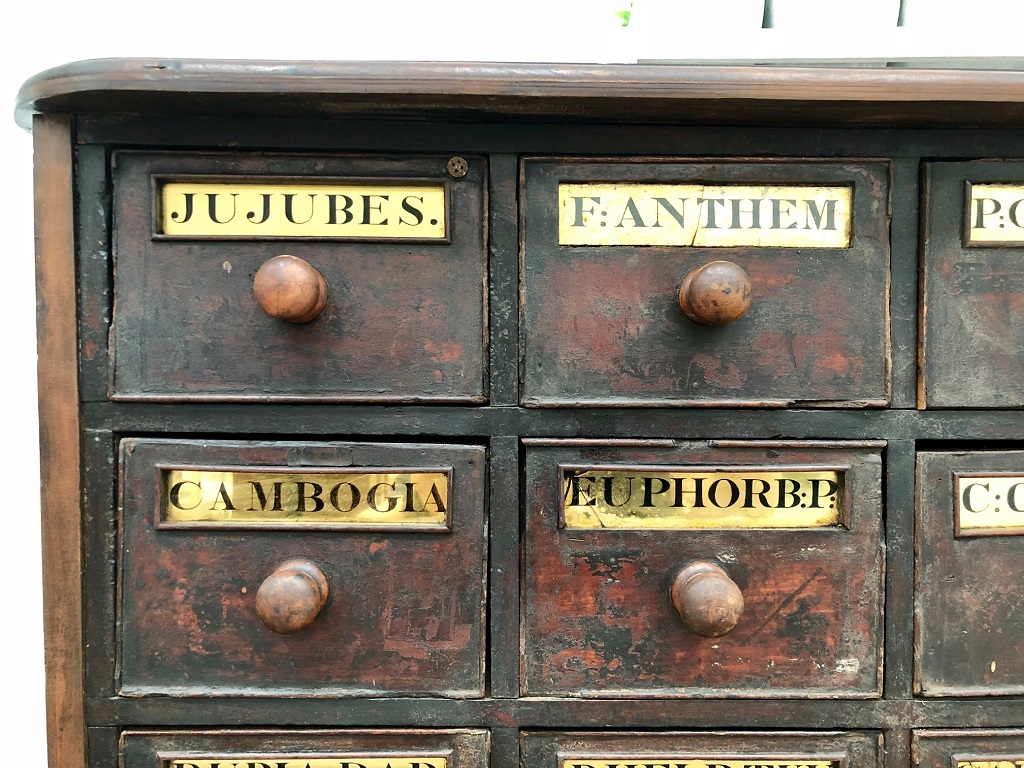 Original Victorian Apothecary Drawers Antique, Vintage and Retro
