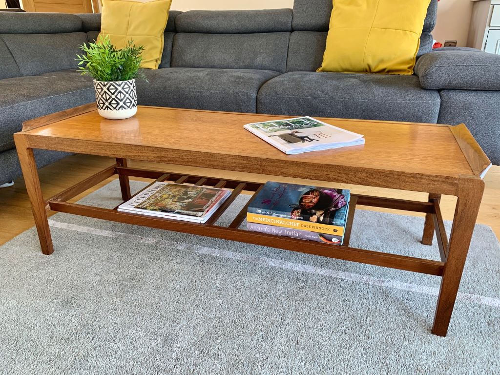 Original 1960’s Coffee Table in Teak Antique, Vintage and Retro Furniture