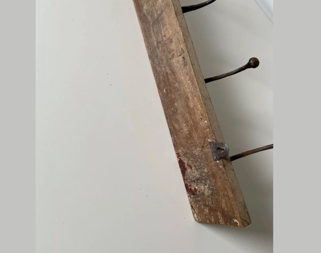 19th Century Victorian Iron Coat Hooks Antique, Vintage and Retro